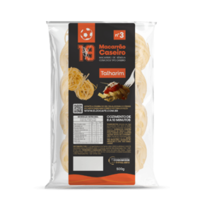 Macarrão Caseiro - Talharim 3 - 500 gramas